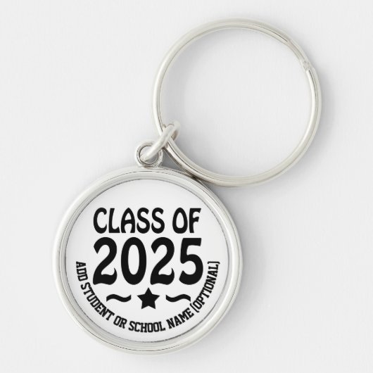 Afstudeerder Sterklasse van 2025 Afstuderen Sleutelhanger (Voorkant)