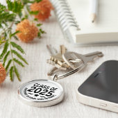 Afstudeerder Sterklasse van 2025 Afstuderen Sleutelhanger (Zijkant)