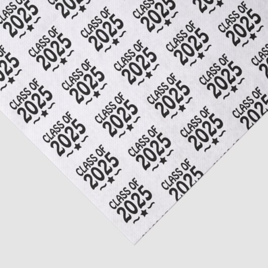 Afstudeerder Sterklasse van 2025 Afstuderen Tissuepapier (Detail)