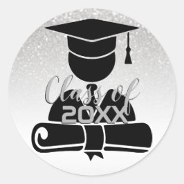Afstudeerder Student - Klasse van 20XX Ronde Sticker