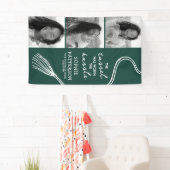 Afstudeerder Tassel 3 Foto Groen Afstuderen Spandoek (Insitu)