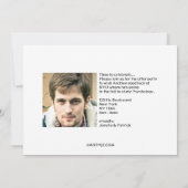 Afstudeerder Typografie 2 Aankondiging Afstuderen (Achterkant)