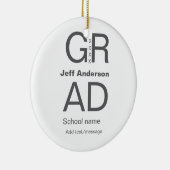 Afstudeerder Typografie Modern afstuderen Simple M Keramisch Ornament (Rechts)