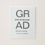 Afstudeerder Typografie Modern afstuderen Simple M Legpuzzel<br><div class="desc">ontwerp</div>