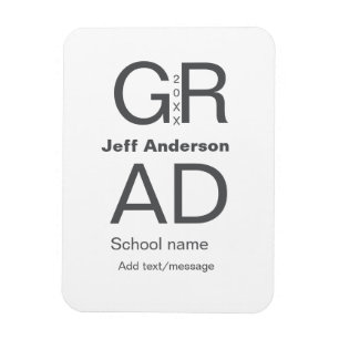 Afstudeerder Typografie Modern afstuderen Simple M Magneet