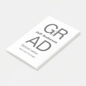 Afstudeerder Typografie Modern afstuderen Simple M Post-it® Notes (Schuin)