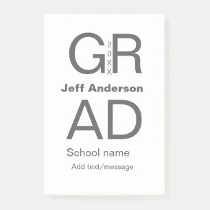 Afstudeerder Typografie Modern afstuderen Simple M Post-it® Notes