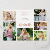 Afstudeerder U Multi 6 Foto Folie Afstuderen Aanko Folie Uitnodiging (Voorkant)