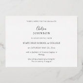 Afstudeerder U Multi 6 Foto Folie Afstuderen Aanko Folie Uitnodiging (Achterkant)