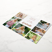 Afstudeerder U Multi 6 Foto Folie Afstuderen Aanko Folie Uitnodiging (Gedraaid)