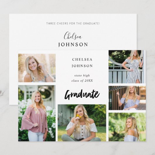 Afstudeerder U Multi 6 Fotoaankondiging (Voorkant / Achterkant)