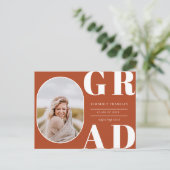 AFSTUDEERDER Uitnodiging Lijst Afstuderen (Staand voorkant)