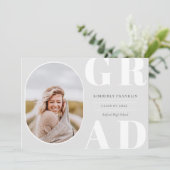 AFSTUDEERDER Uitnodiging Lijst Afstuderen  (Staand voorkant)