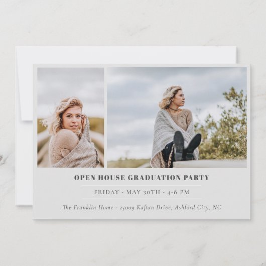 AFSTUDEERDER Uitnodiging Lijst Afstuderen  (Achterkant)