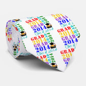 Afstudeerder van 2014 stropdas (Opgerold)