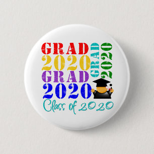 Afstudeerder van 2020 ronde button 5,7 cm