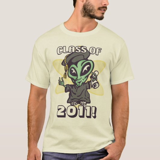  Afstudeerder van Alien door Mudge Studios T-shirt (Voorkant)