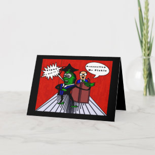 Afstudeerder van augurk kaart