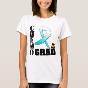 Afstudeerder van de Cervical Cancer Chemo T-shirt