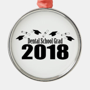 Afstudeerder van de tandheelkunde 2018 Petten en d Metalen Ornament