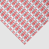 Afstudeerder van de tandheelkunde 2021 (Rode Pette Tissuepapier (Detail)