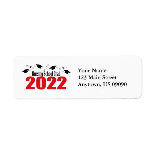 Afstudeerder van de verpleegschool 2022 Petten en  Etiket (Voorkant)