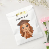 Afstudeerder van graten bedankzakje (Gezegeld)