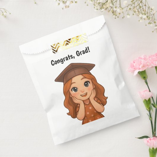 Afstudeerder van graten bedankzakje (Gezegeld)