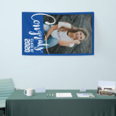 Afstudeerder van graten | Foto en jaar toevoegen Spandoek (Beurs)