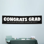 Afstudeerder van graten | Naam en jaar Spandoek (Beurs)