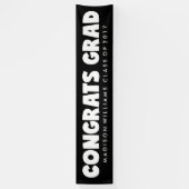 Afstudeerder van graten | Naam en jaar Spandoek (Verticaal)