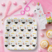 Afstudeerder van graten papieren bordje (Feest)