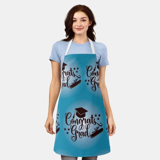 Afstudeerder van graten schort (Gedragen)