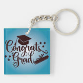 Afstudeerder van graten sleutelhanger (Achterkant)