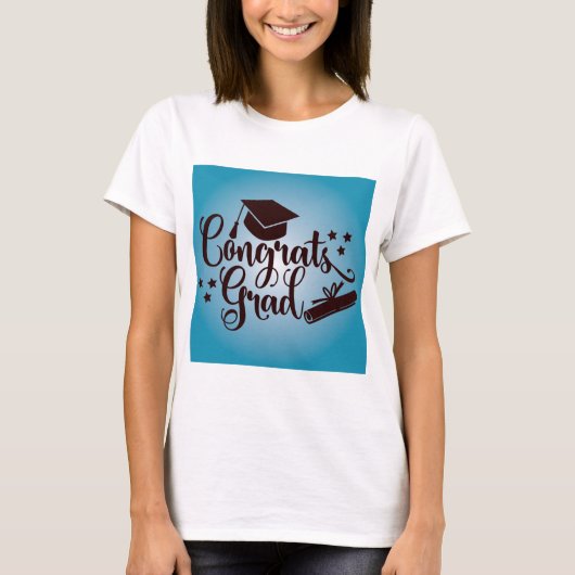 Afstudeerder van graten t-shirt (Voorkant)