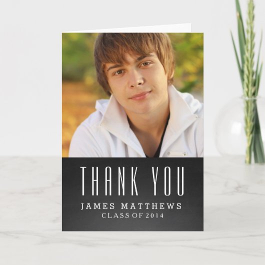 AFSTUDEERDER VAN HET KRIJTBORD | AFSTUDEREN DANK U BEDANKKAART (Voorkant)