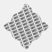 Afstudeerder verpleegschool 2022 Afstuderen (zwart Bedankdoosjes (Uitgevouwen)