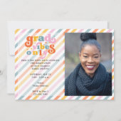 Afstudeerder vibes alleen afstudeerfeest klasse va kaart (Achterkant)