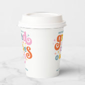 Afstudeerder vibes alleen afstudeerfeest klasse va papieren bekers (Links)