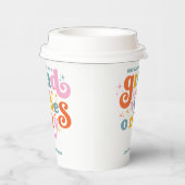 Afstudeerder vibes alleen afstudeerfeest klasse va papieren bekers (Rechts)