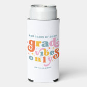 Afstudeerder vibes alleen afstudeerfeest klasse va seltzer blikjeskoeler (Seltzer Achterkant)