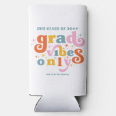 Afstudeerder vibes alleen afstudeerfeest klasse va seltzer blikjeskoeler (Achterkant)