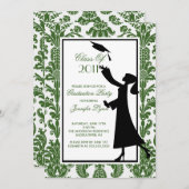 Afstudeerder voor de uitnodiging tot het Afstudere (Voorkant / Achterkant)