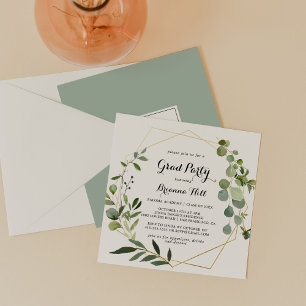 Afstudeerder voor geotropische kalligrafie kaart