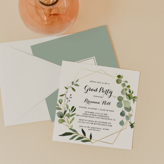 Afstudeerder voor geotropische kalligrafie kaart