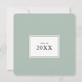 Afstudeerder voor geotropische kalligrafie kaart (Achterkant)