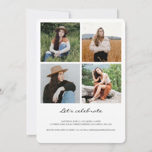 Afstudeerder voor hedendaags gebruik 5 Afstuderen Aankondiging (Achterkant)