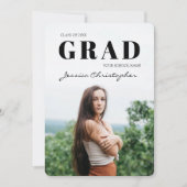 Afstudeerder voor hedendaags gebruik 5 Afstuderen Aankondiging (Voorkant)