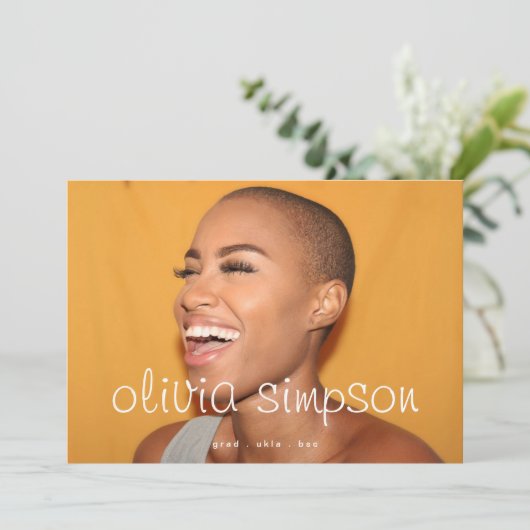 Afstudeerder voor vers en vet script Afstuderen tw Aankondiging (Staand voorkant)