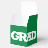 AFSTUDEERDER White en Green Graduation Party Bedankdoosjes (Geopend)